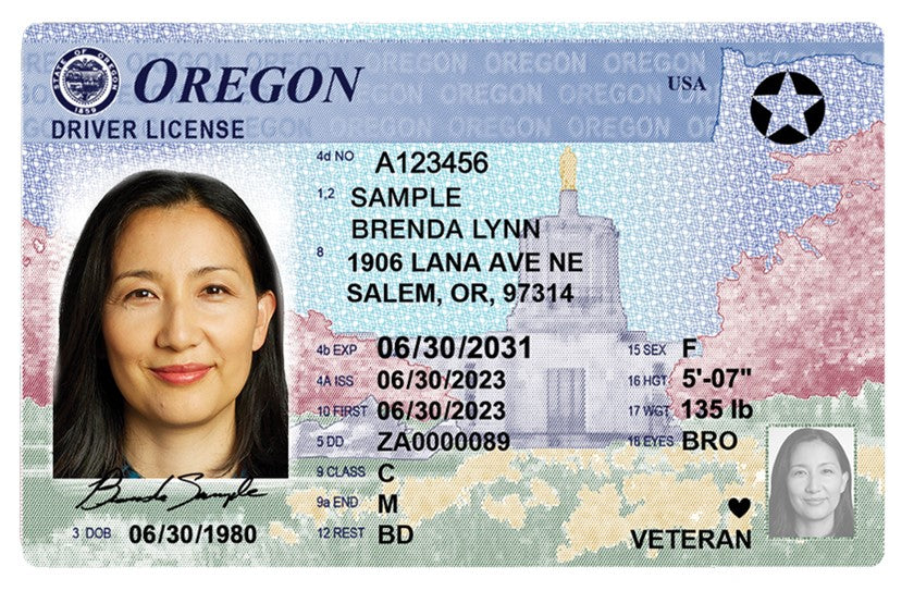Oregon Driver License (NEW)