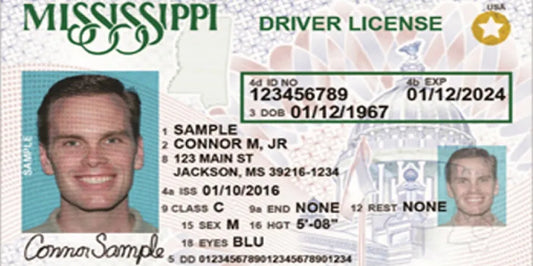 Mississippi Driver License (MS O21)