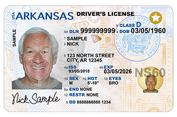 Arkansas Driver License (AR O21)