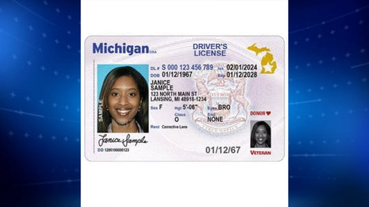 Michigan Driver License (New MI O21)