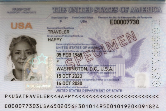 US Passport Book