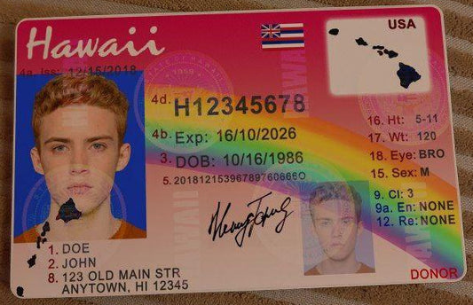 Hawaii Driver License (HI)