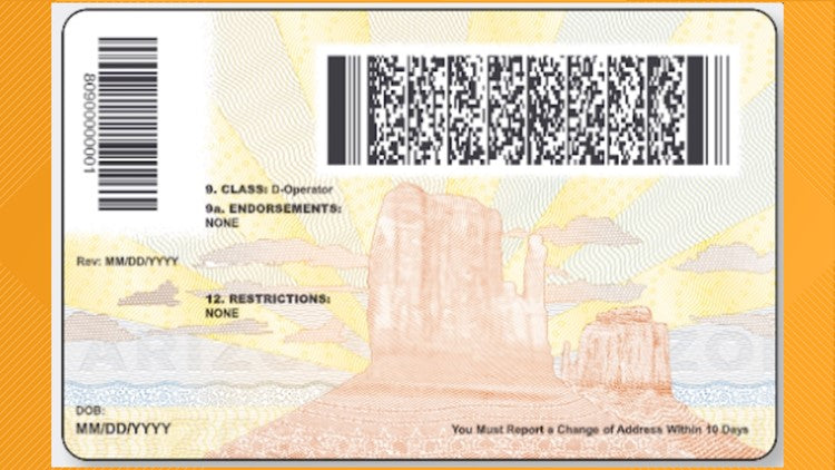 Arizona Driver License (AZ 2023 PolyCard)