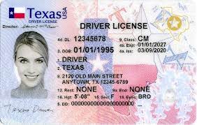 Texas Driver License (New TX O21)